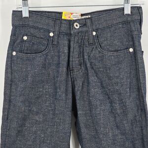 Naked & Famous Double Weave Linen Denim Skinny Guy Jeans Men's 28
